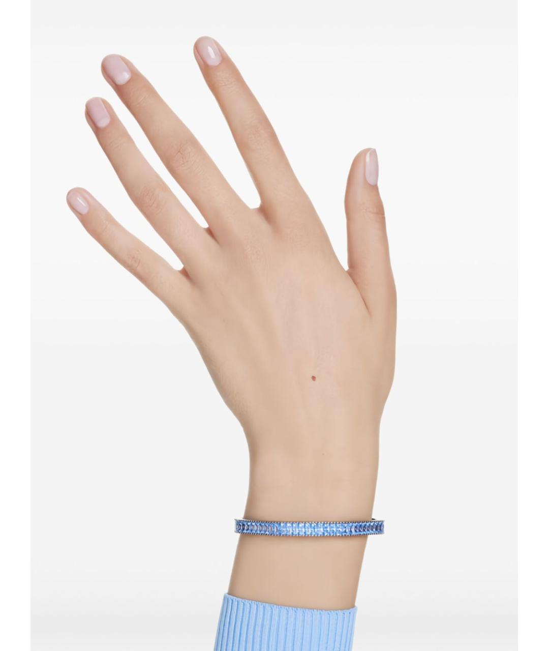 SWAROVSKI Синий металлический браслет, фото 4