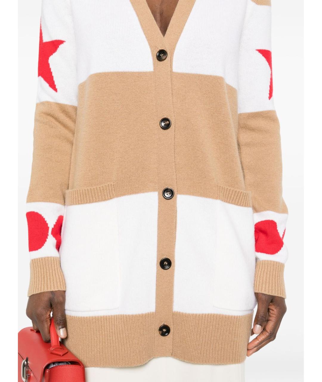 MAX MARA Мульти шерстяной кардиган, фото 3