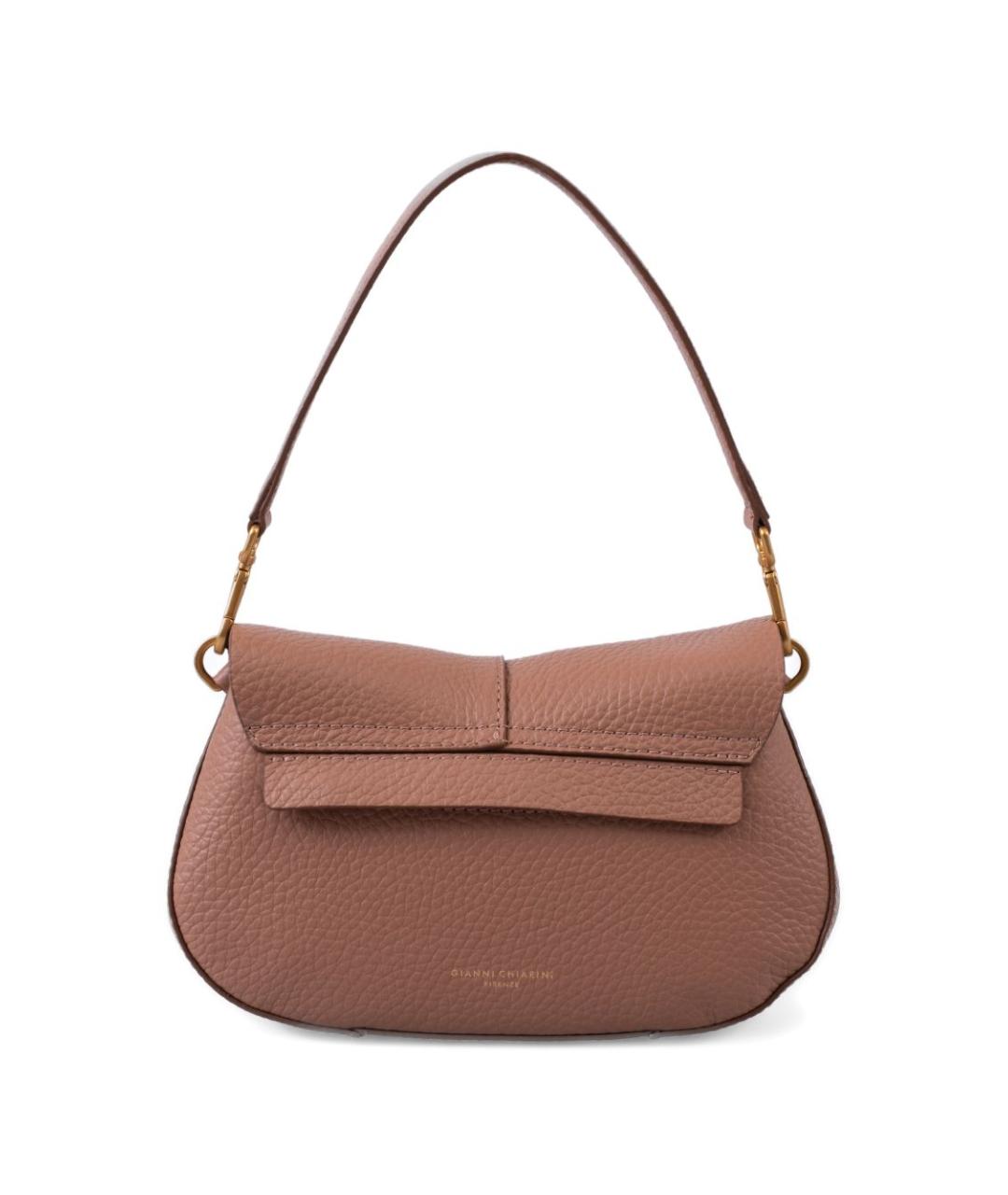 Gianni Chiarini Коричневая кожаная сумка через плечо, фото 3