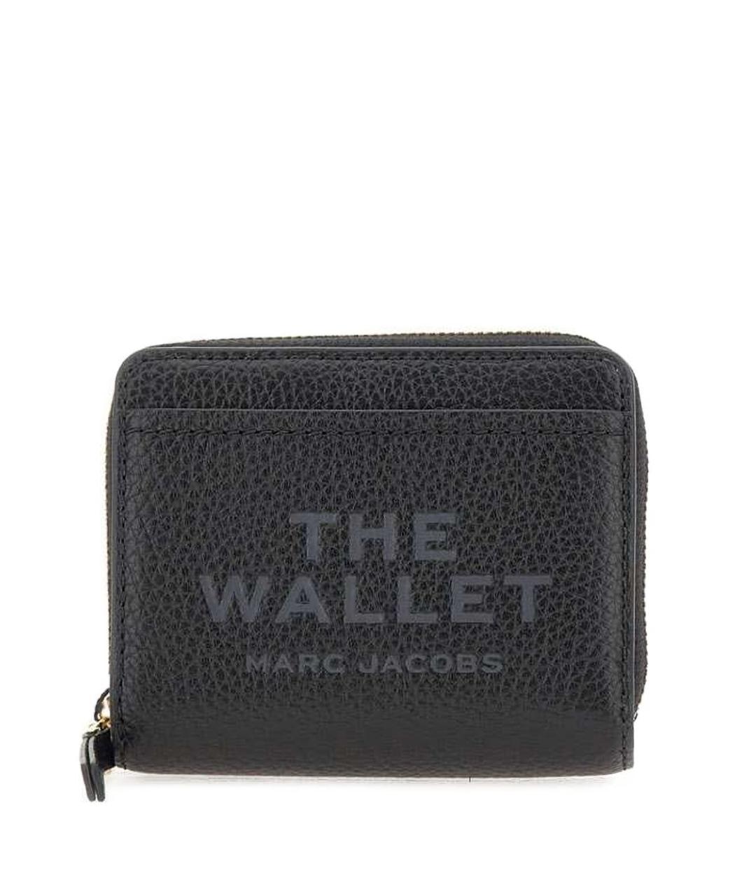 MARC JACOBS Черный кожаный кошелек, фото 1