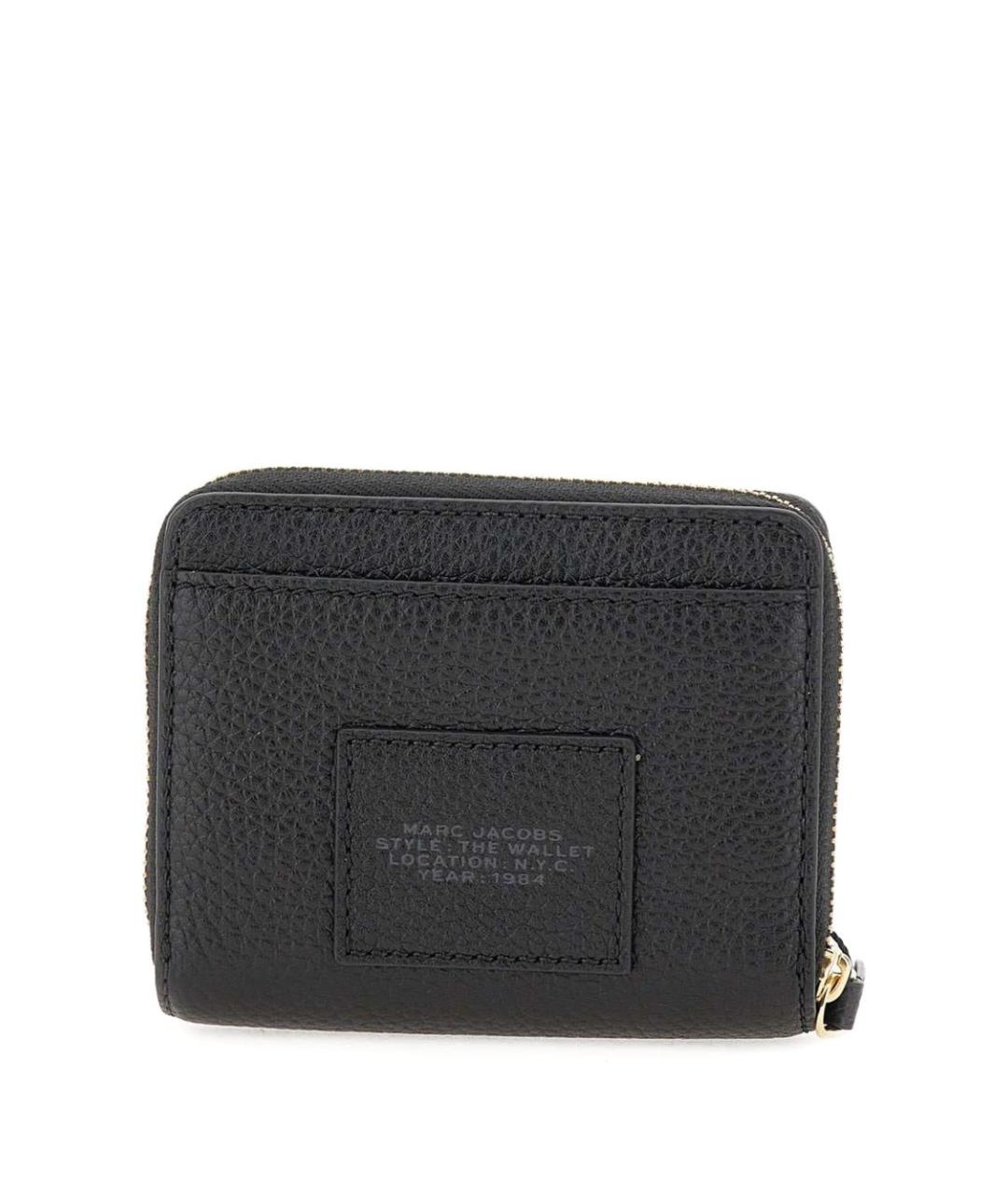 MARC JACOBS Черный кожаный кошелек, фото 3