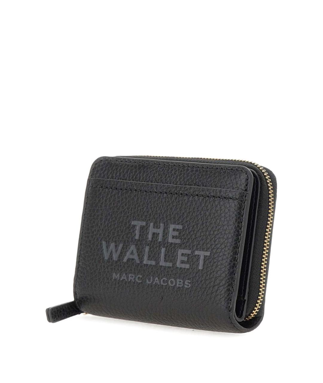 MARC JACOBS Черный кожаный кошелек, фото 2