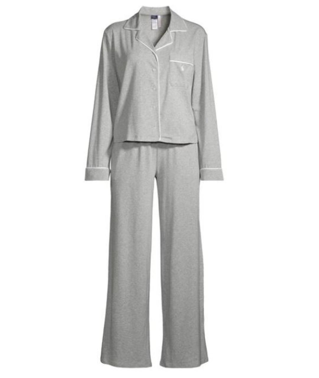 RALPH LAUREN Серая хлопковая пижама, фото 1