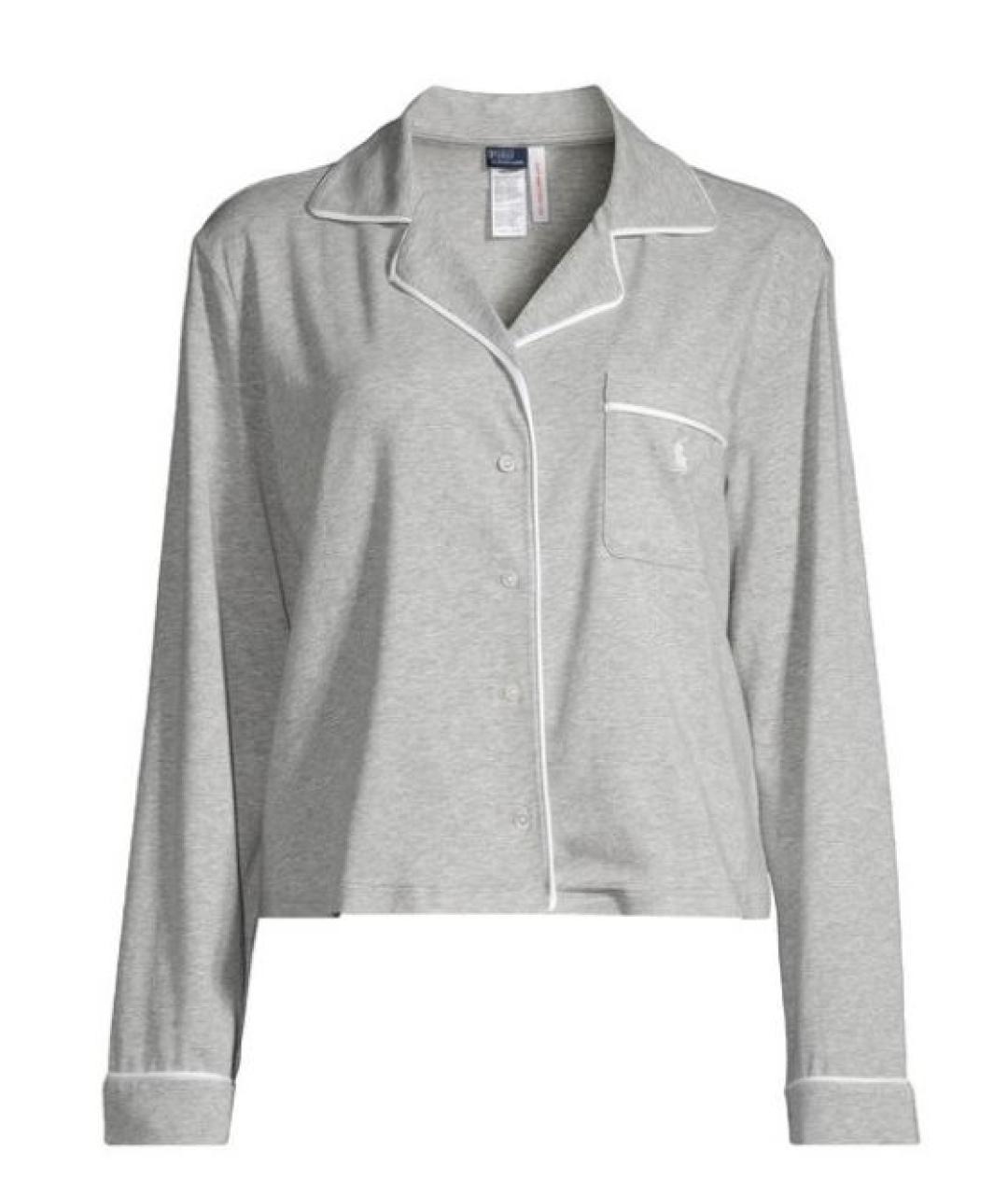 RALPH LAUREN Серая хлопковая пижама, фото 2