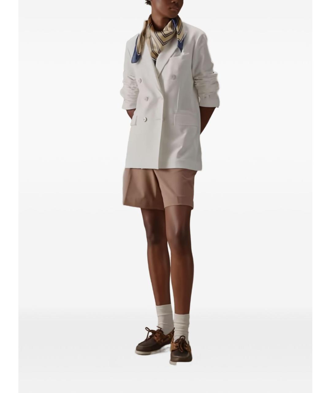 CIRCOLO 1901 Коричневые хлопковые шорты, фото 2