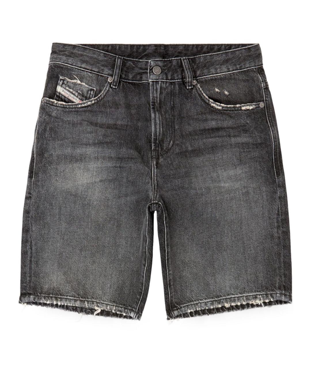 DIESEL Черные хлопковые повседневные брюки, фото 1