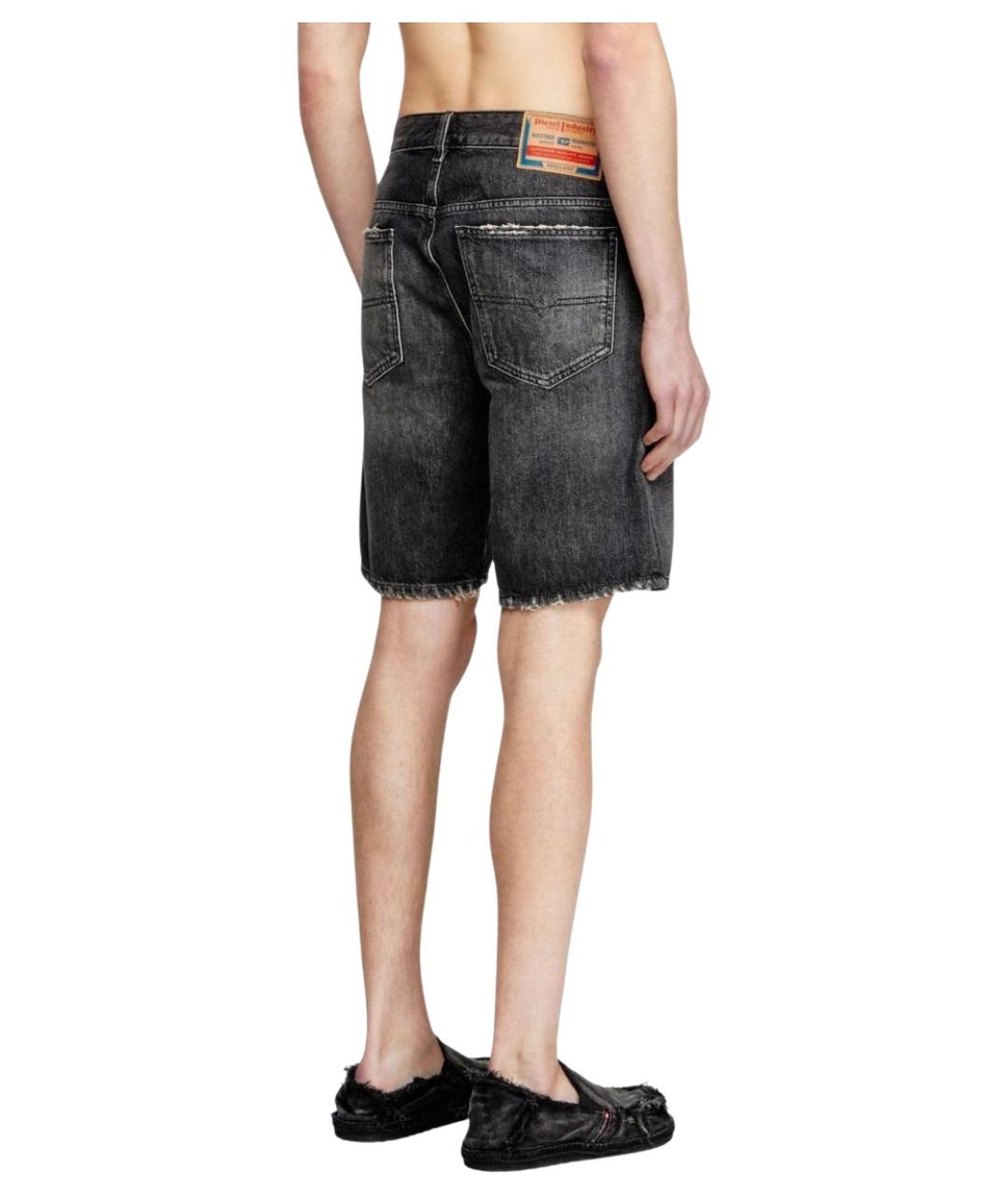 DIESEL Черные хлопковые повседневные брюки, фото 3