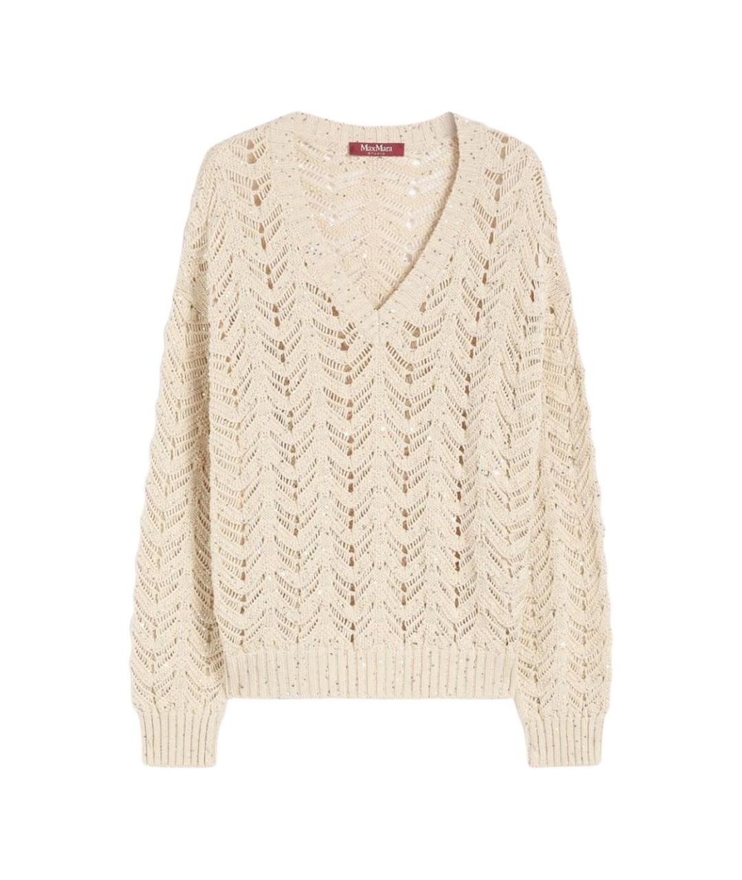 MAX MARA STUDIO Бежевый джемпер / свитер, фото 1