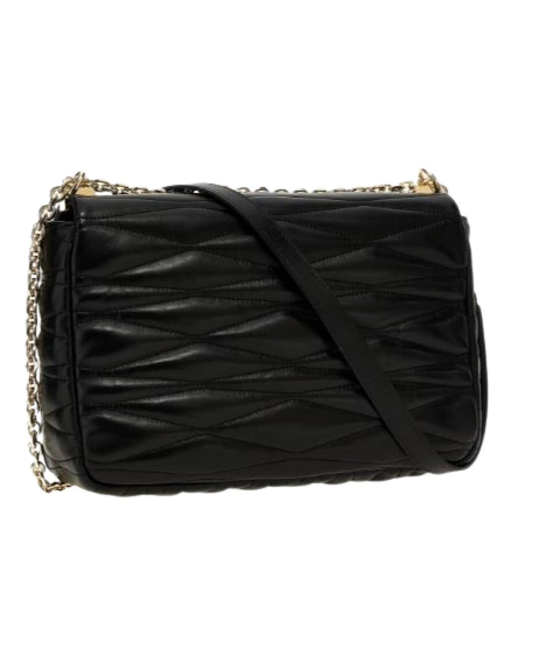 FURLA Черная кожаная сумка через плечо, фото 2