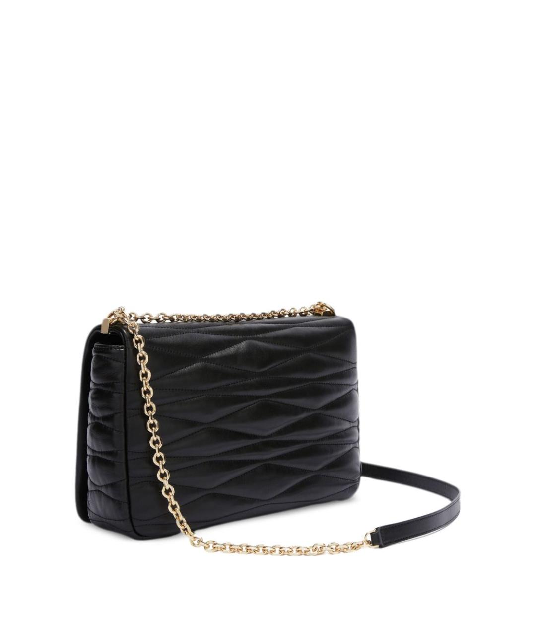 FURLA Черная кожаная сумка через плечо, фото 6