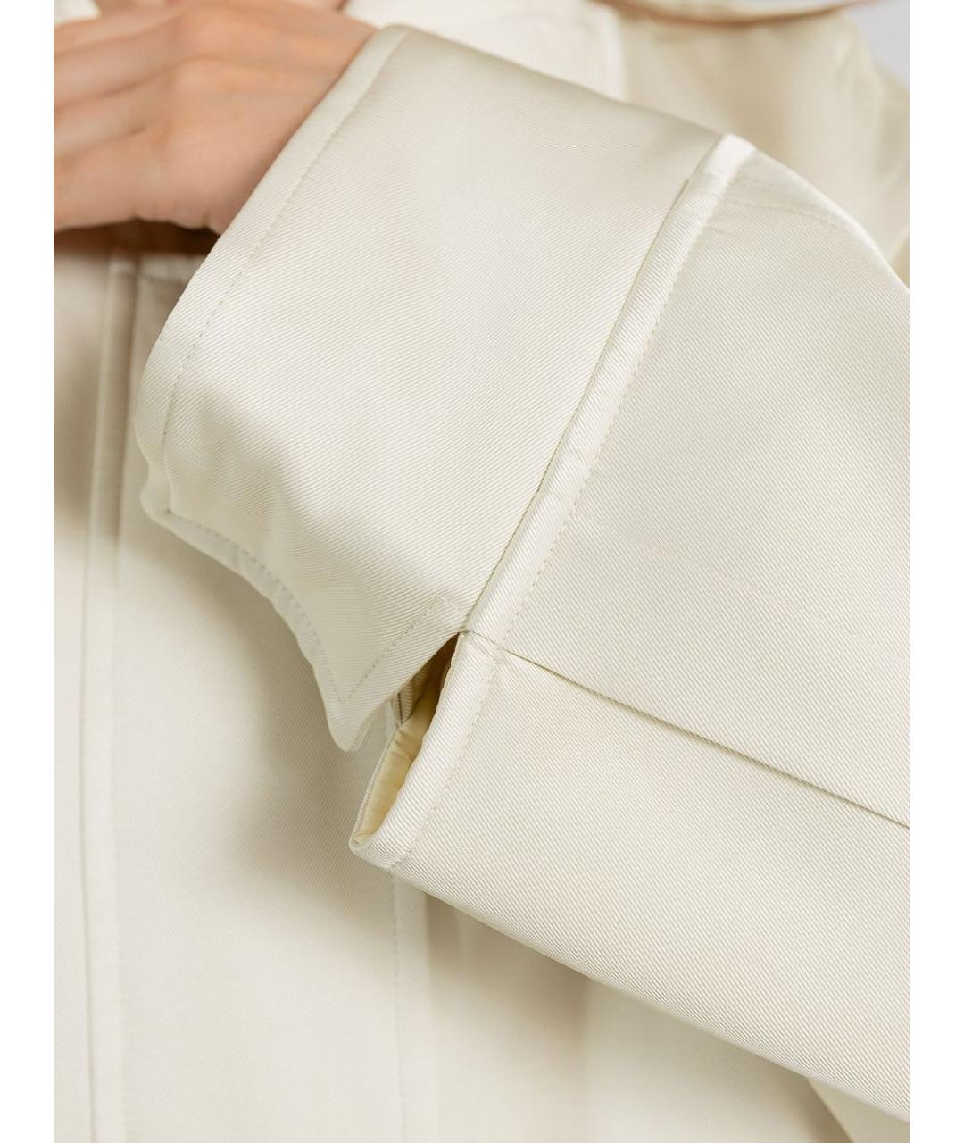 JIL SANDER Бежевая вискозная куртка, фото 5
