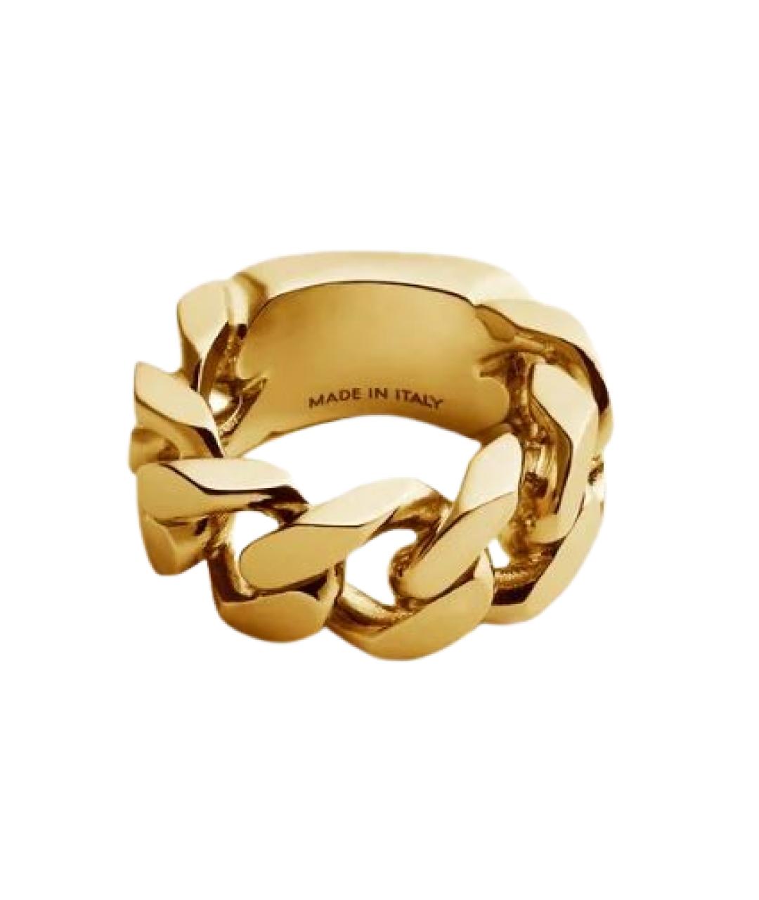 MM6 MAISON MARGIELA Золотое металлическое кольцо, фото 2