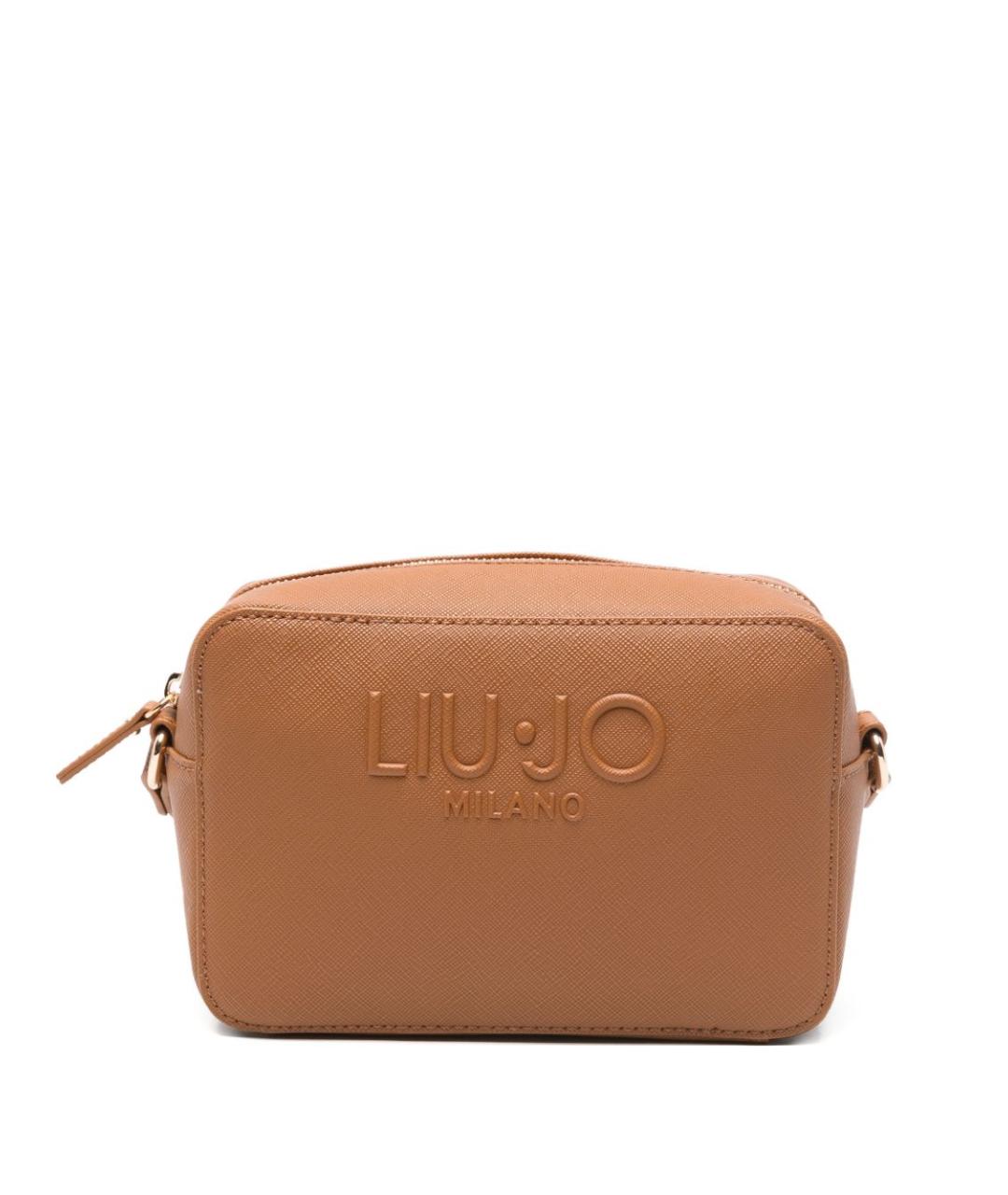 LIU JO Коричневая сумка через плечо из искусственной кожи, фото 1