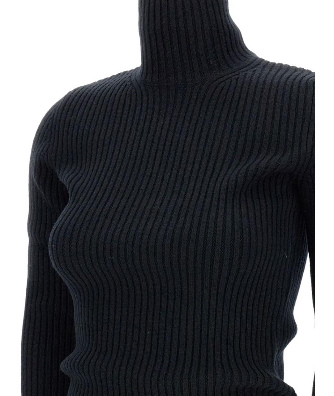 MAX MARA Черная шерстяная водолазка, фото 3