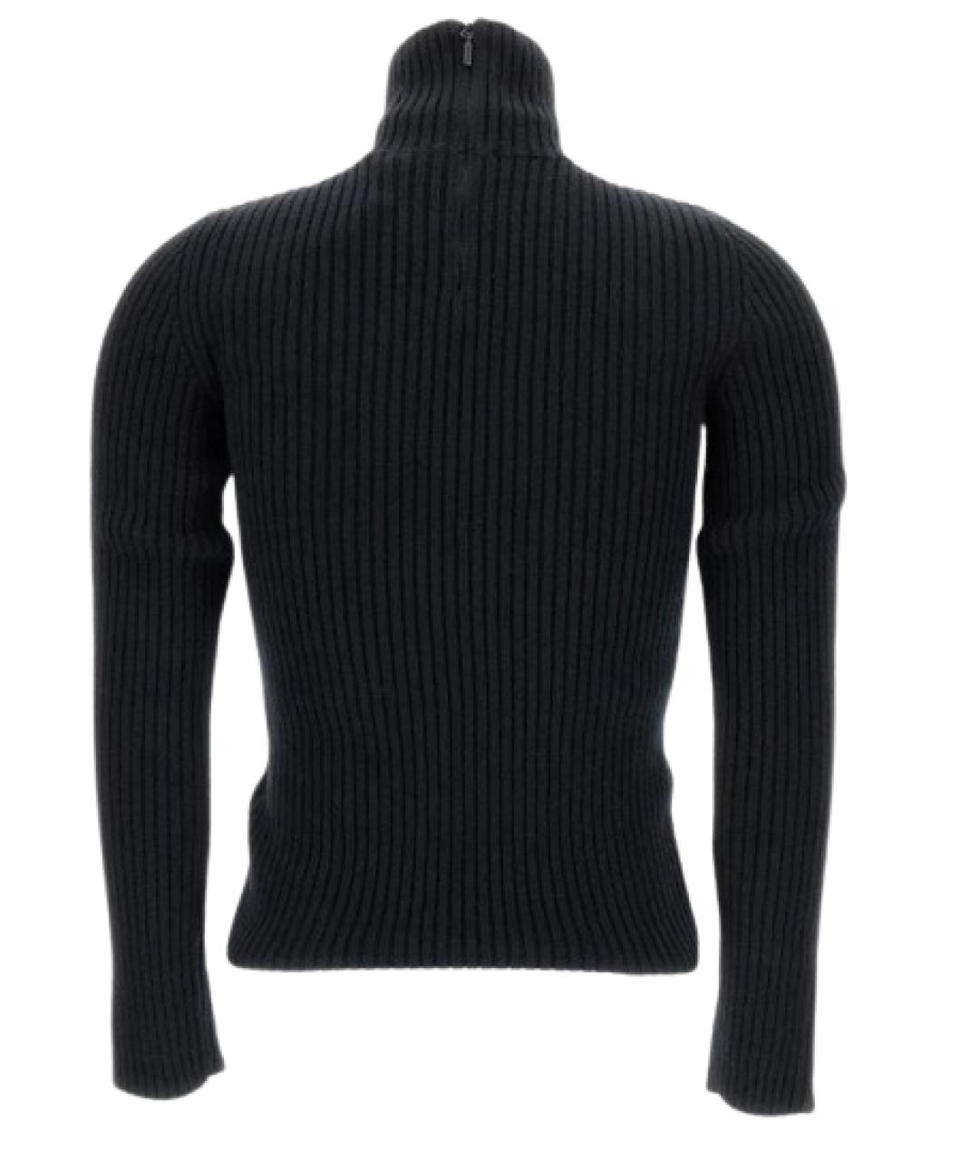 MAX MARA Черная шерстяная водолазка, фото 2