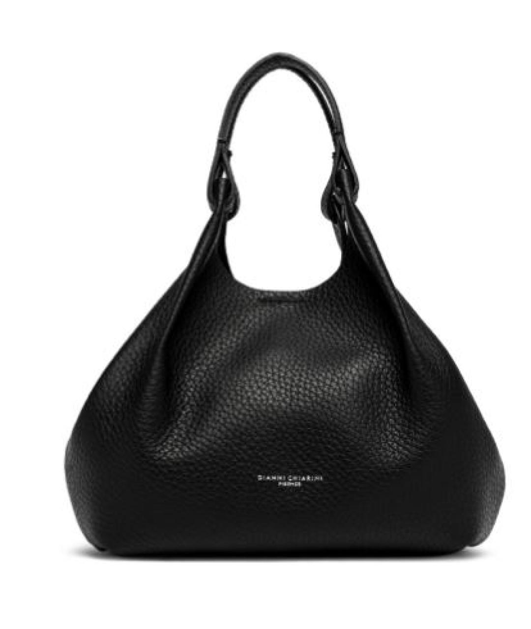 Gianni Chiarini Черная кожаная сумка тоут, фото 1