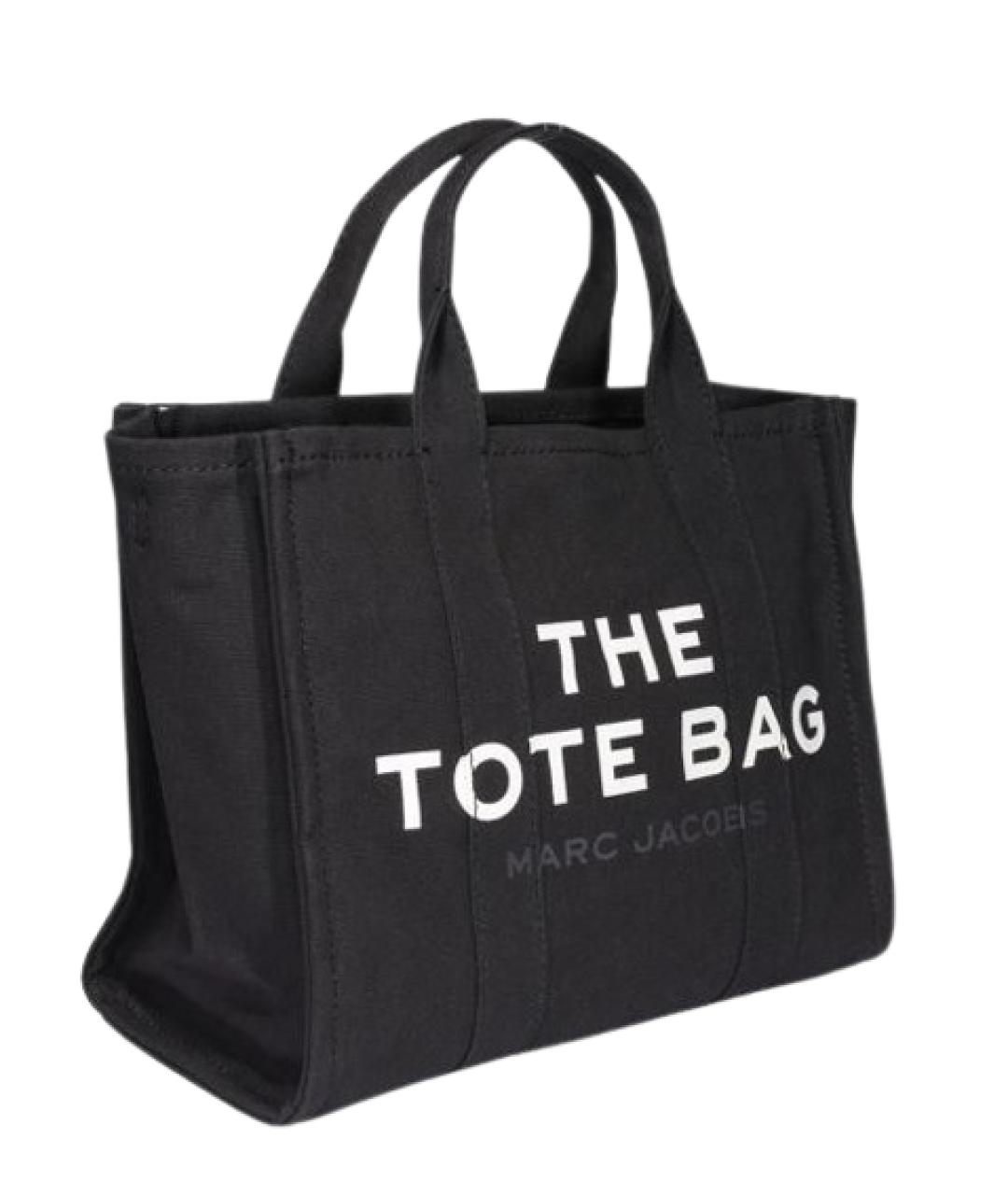 MARC JACOBS Черная тканевая сумка тоут, фото 2