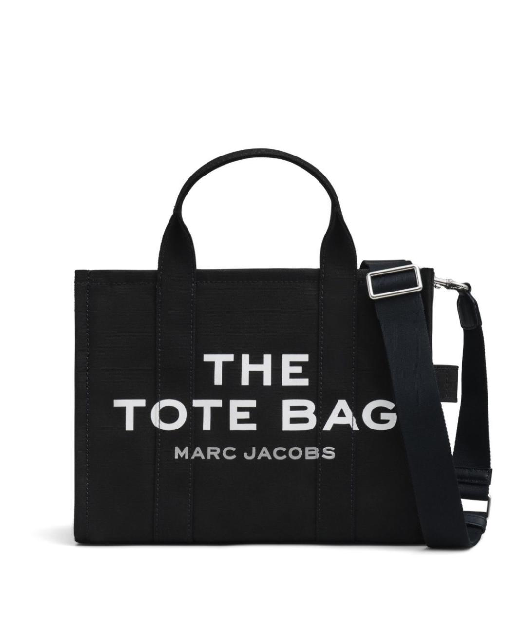 MARC JACOBS Черная тканевая сумка тоут, фото 1