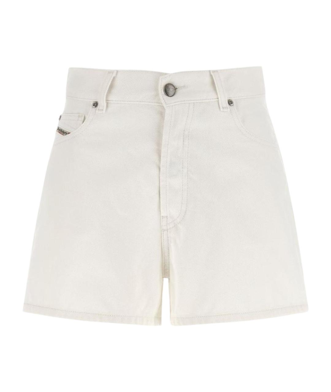 DIESEL Белые хлопковые шорты, фото 1