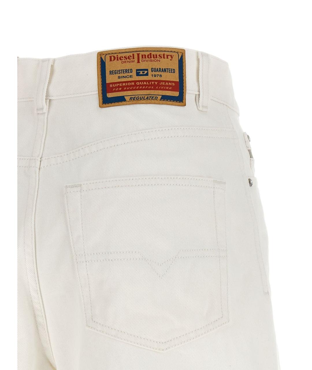 DIESEL Белые хлопковые шорты, фото 2