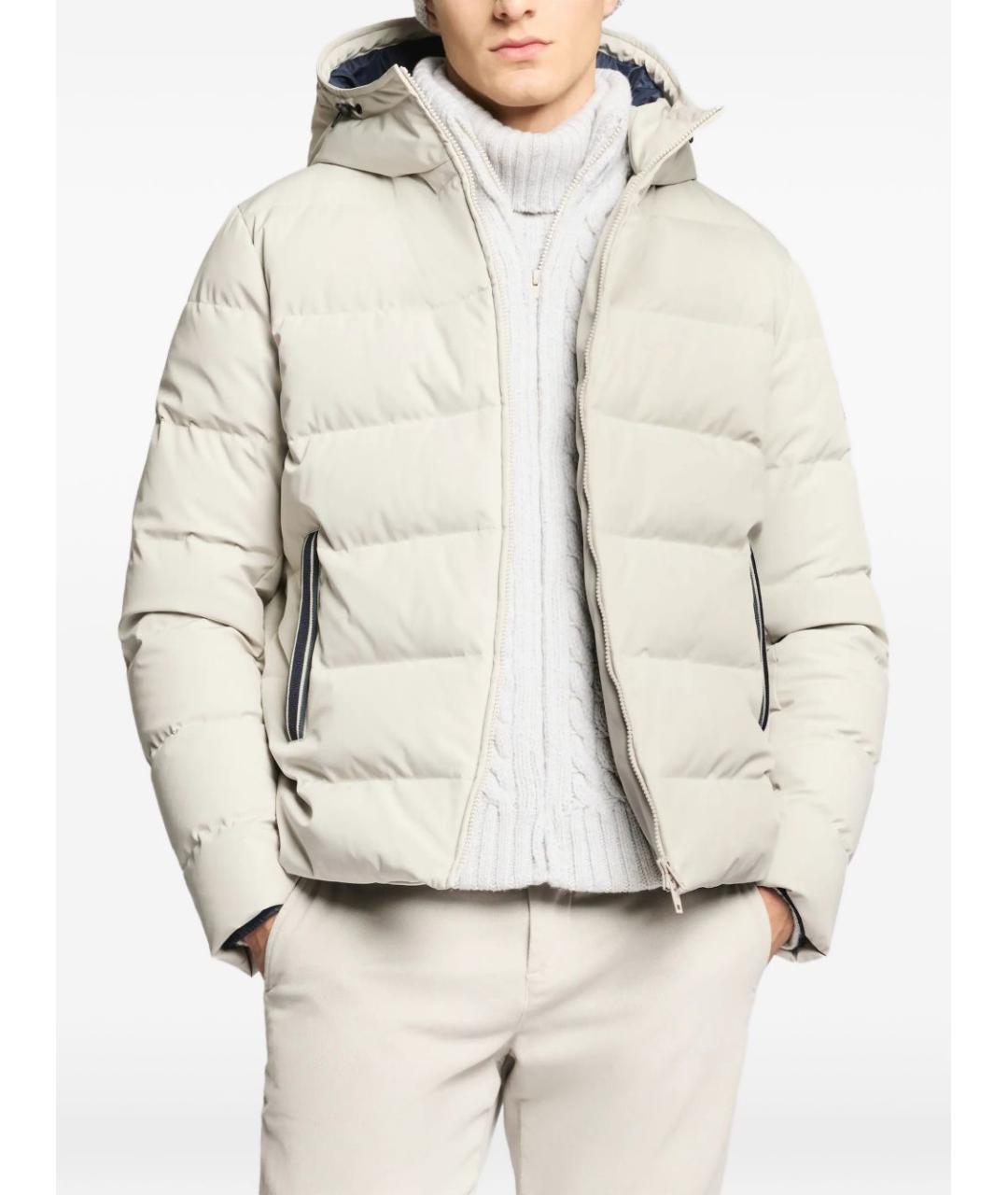 FAY Серый полиамидовый пуховик, фото 2