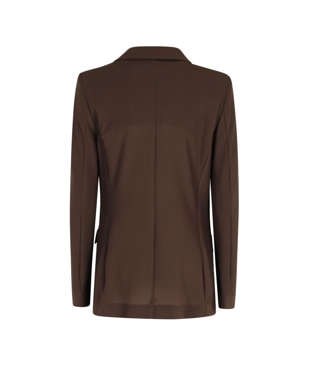 SEVENTY Коричневый полиамидовый жакет/пиджак, фото 2