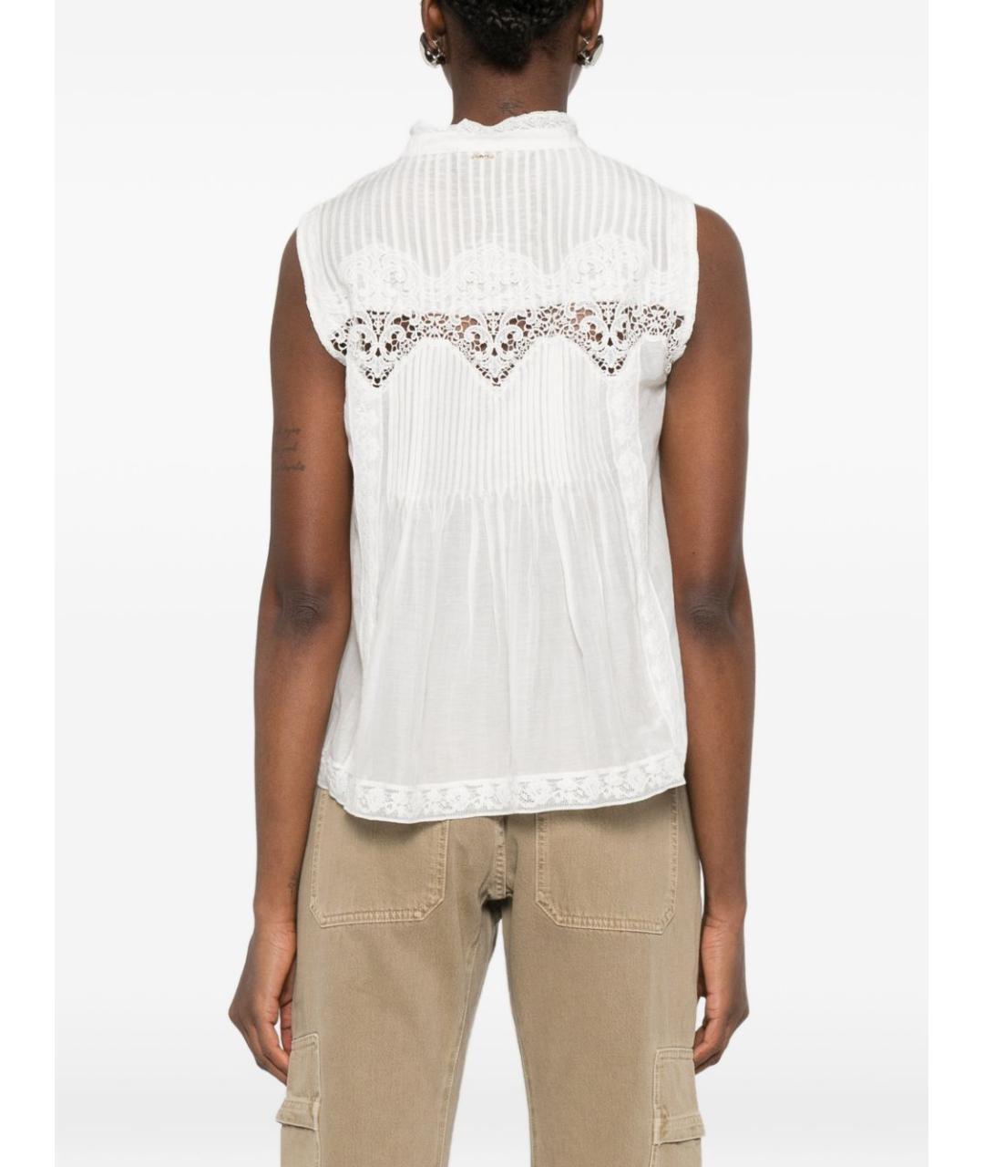 TWIN-SET Белая хлопковая рубашка, фото 2