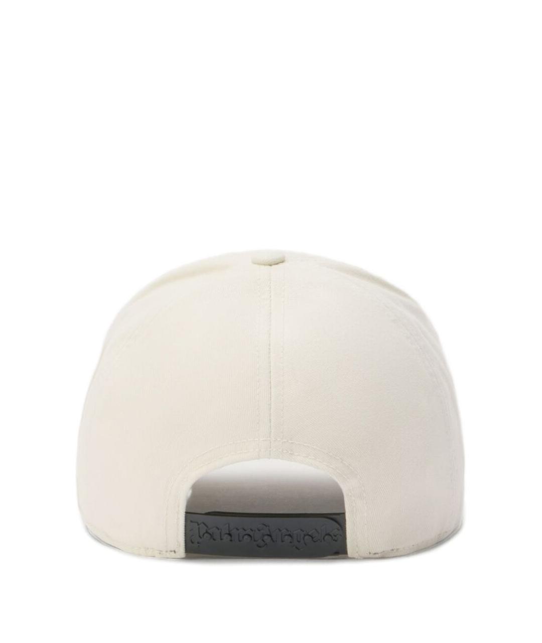 PALM ANGELS Белая хлопковая кепка, фото 2