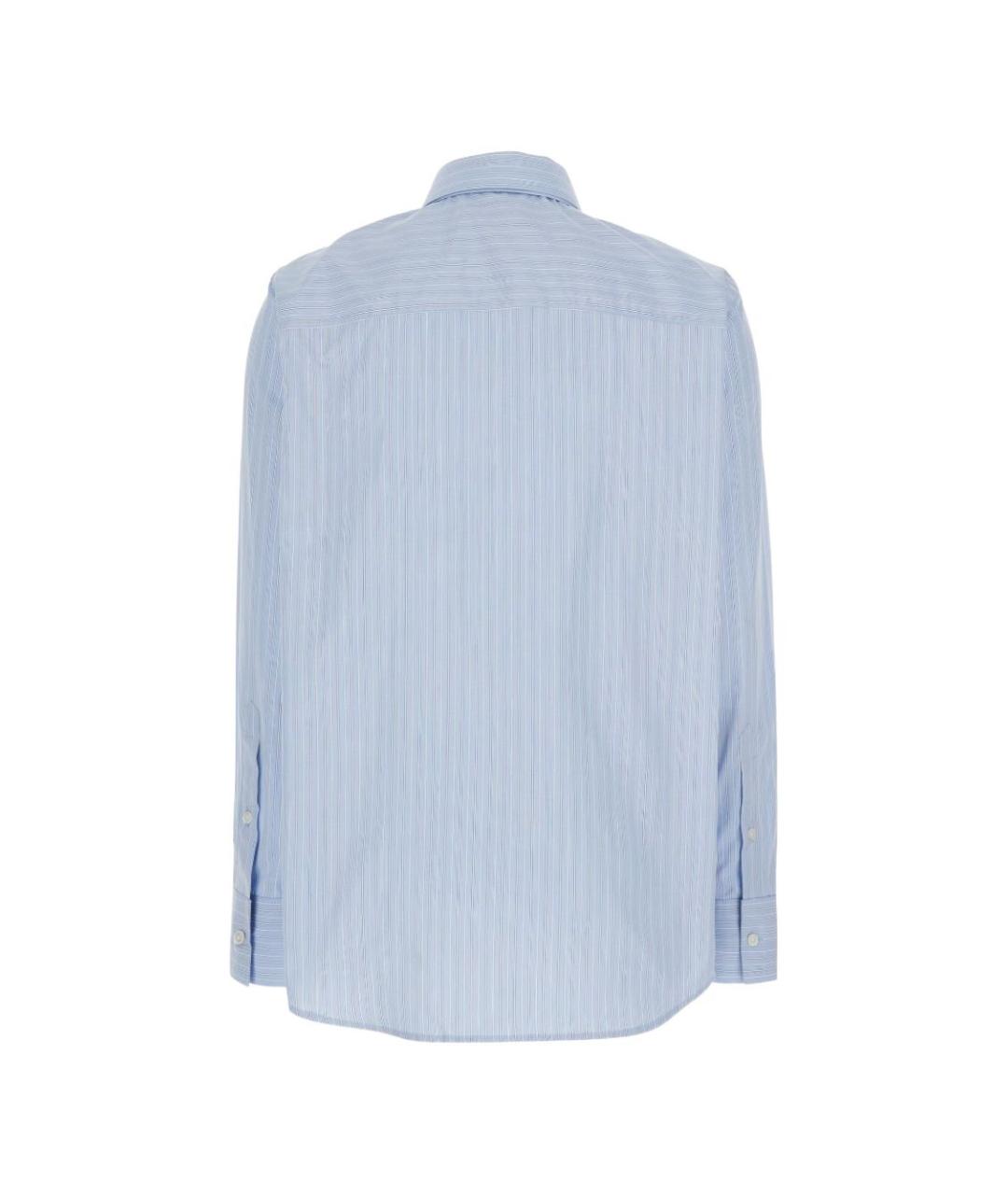 ROHE Голубая хлопковая рубашка, фото 2