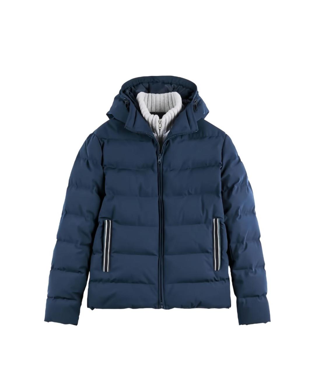 FAY Синяя полиамидовая куртка, фото 3