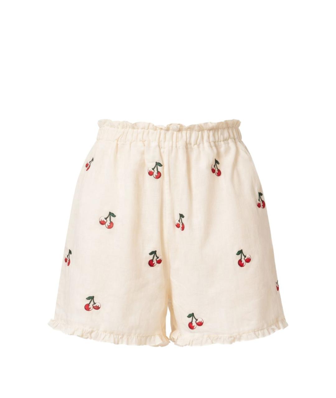 TWIN-SET Бежевые хлопковые шорты, фото 1