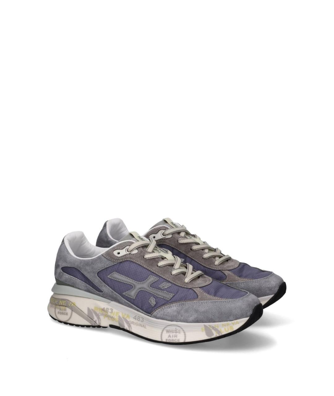 PREMIATA Мульти кожаные низкие кроссовки / кеды, фото 2