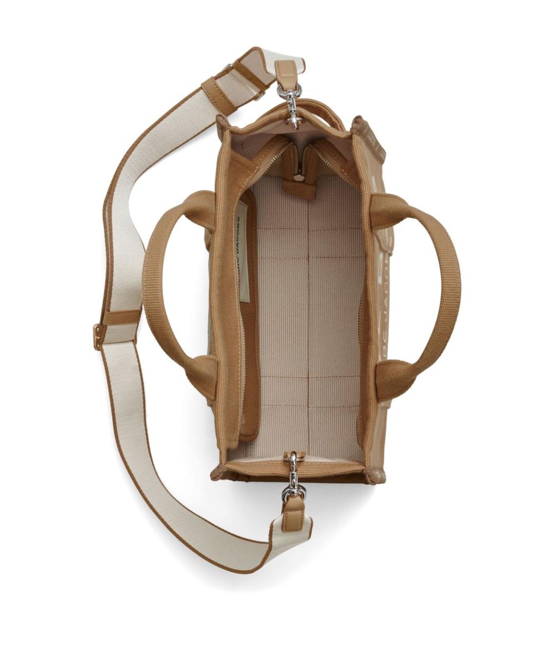 MARC JACOBS Бежевая тканевая сумка тоут, фото 7