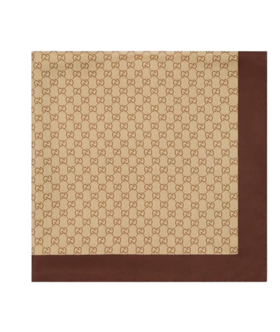 GUCCI Мульти шелковый шарф, фото 2