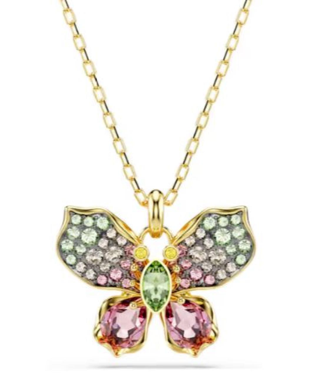 SWAROVSKI Золотая металлическая цепочка, фото 2