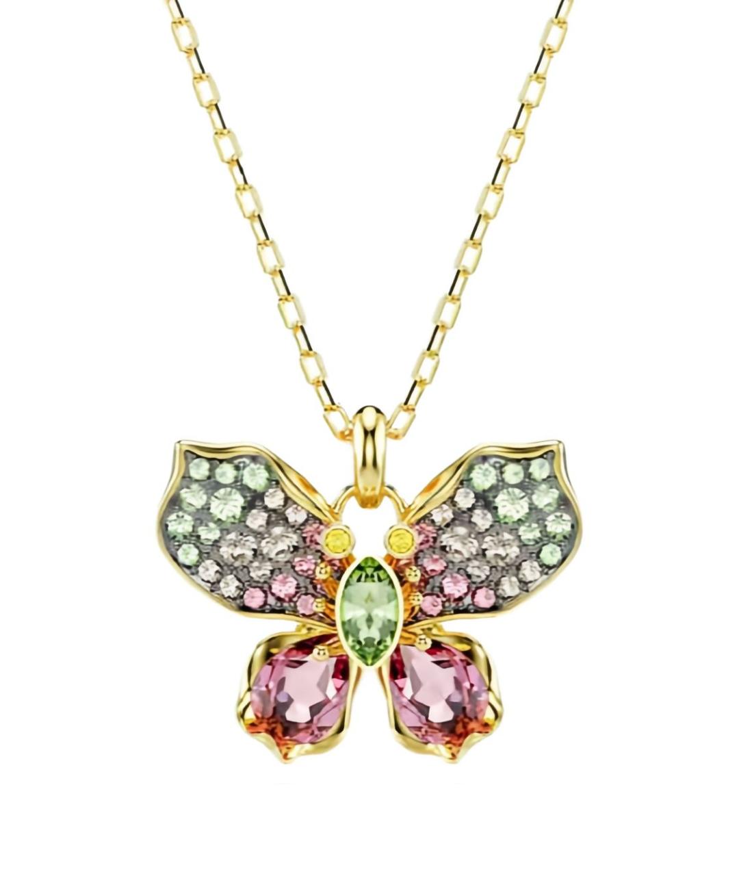 SWAROVSKI Золотая металлическая цепочка, фото 4