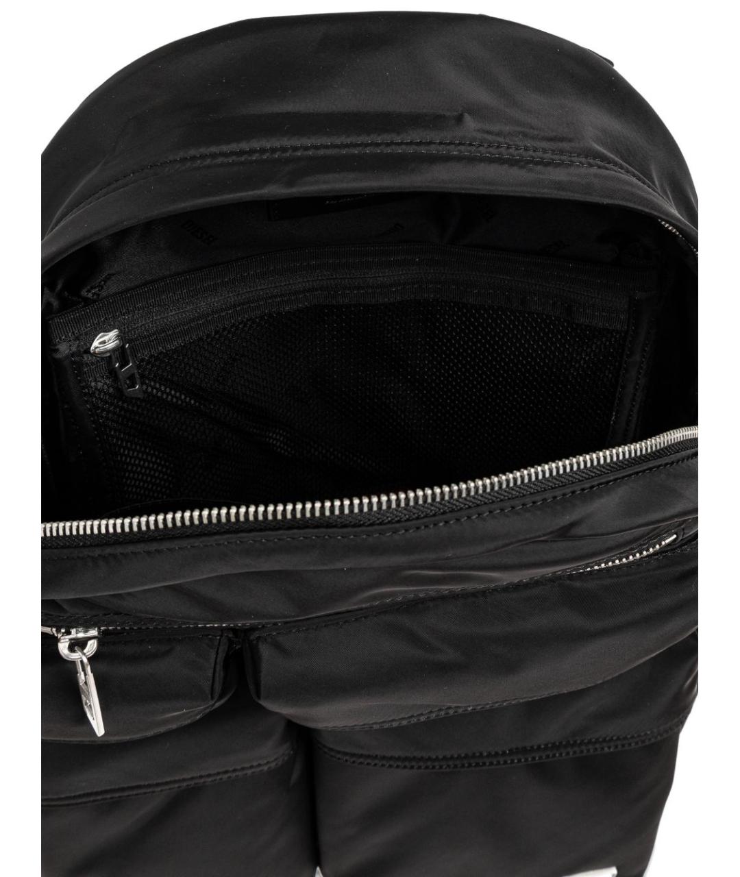 DIESEL Черный тканевый рюкзак, фото 4