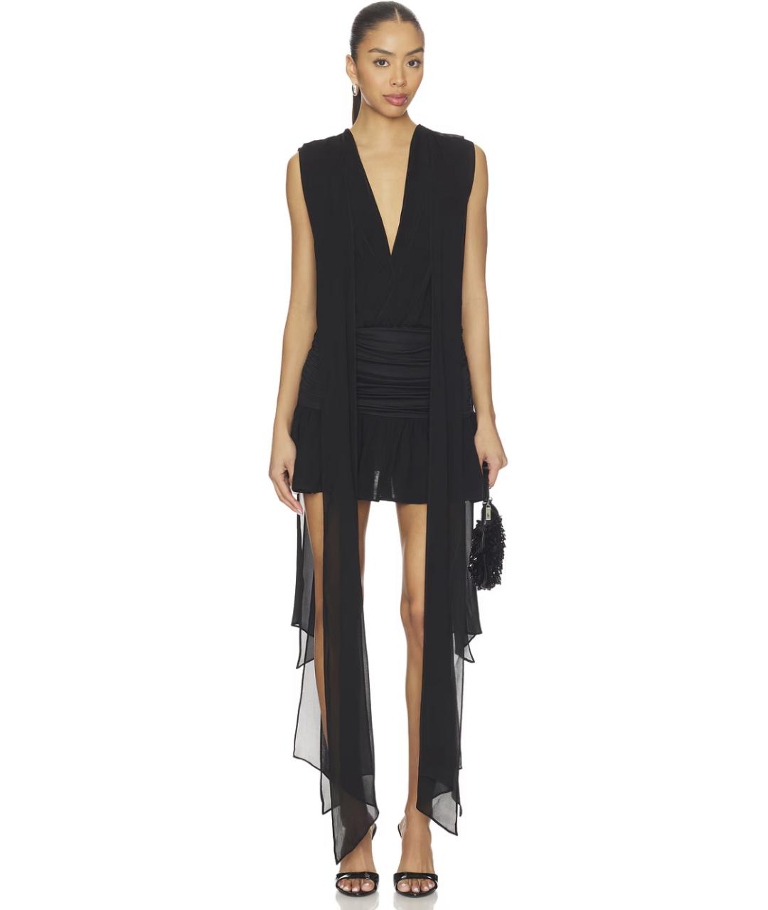 BLUMARINE Черное коктейльное платье, фото 4