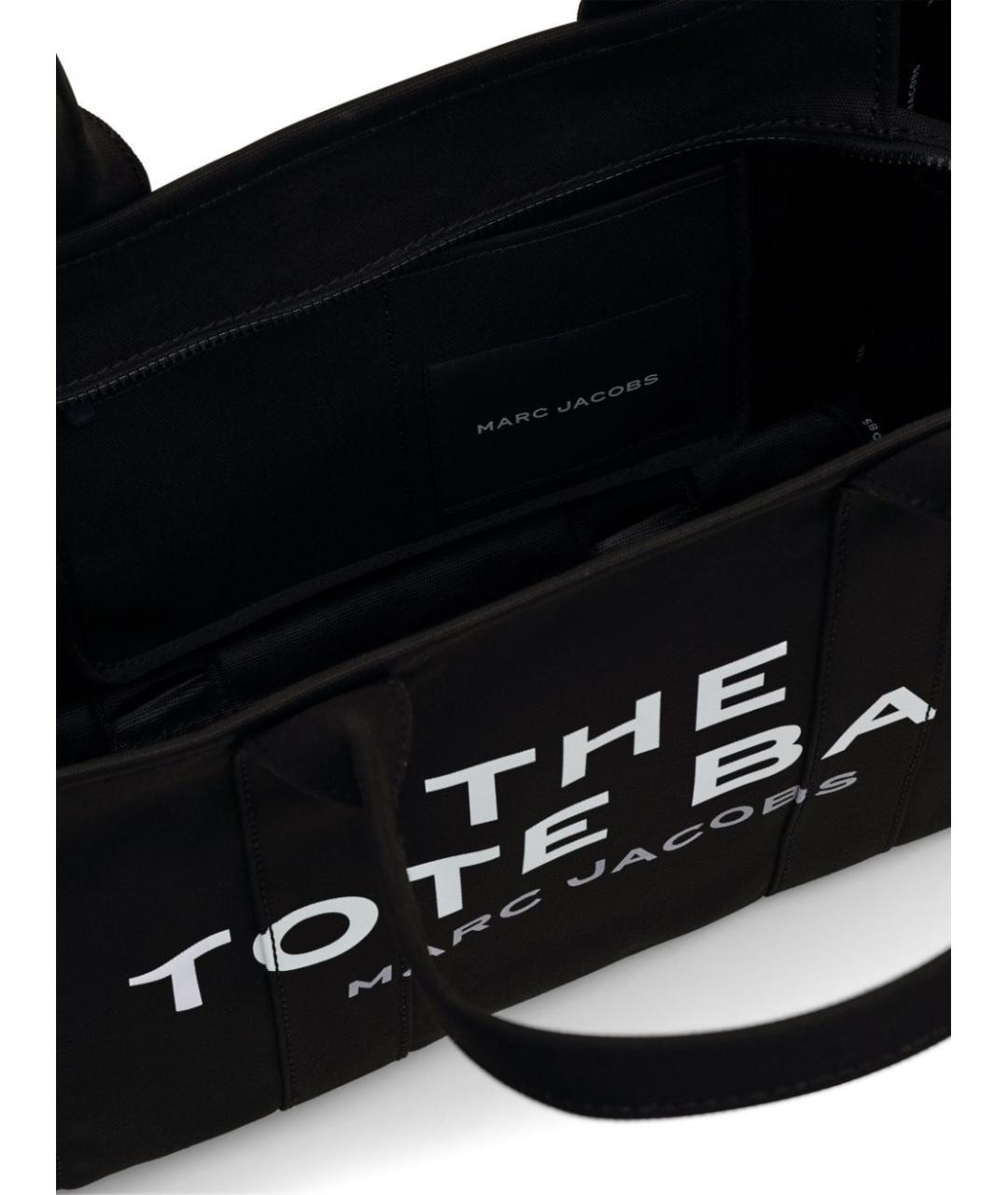 MARC JACOBS Черная тканевая сумка тоут, фото 4