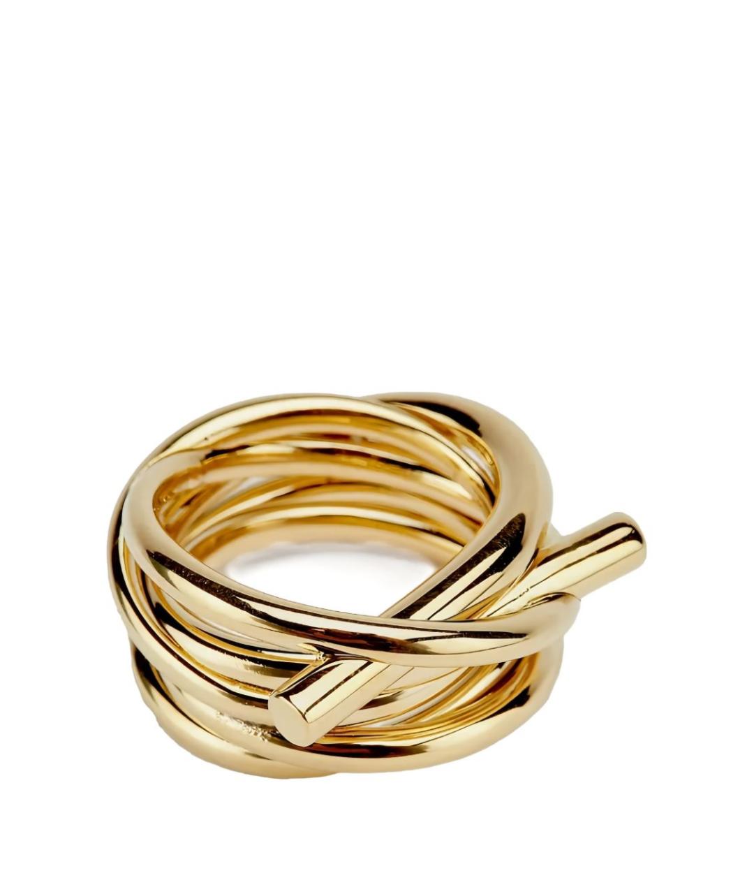 FERRAGAMO Золотое латунное кольцо, фото 2