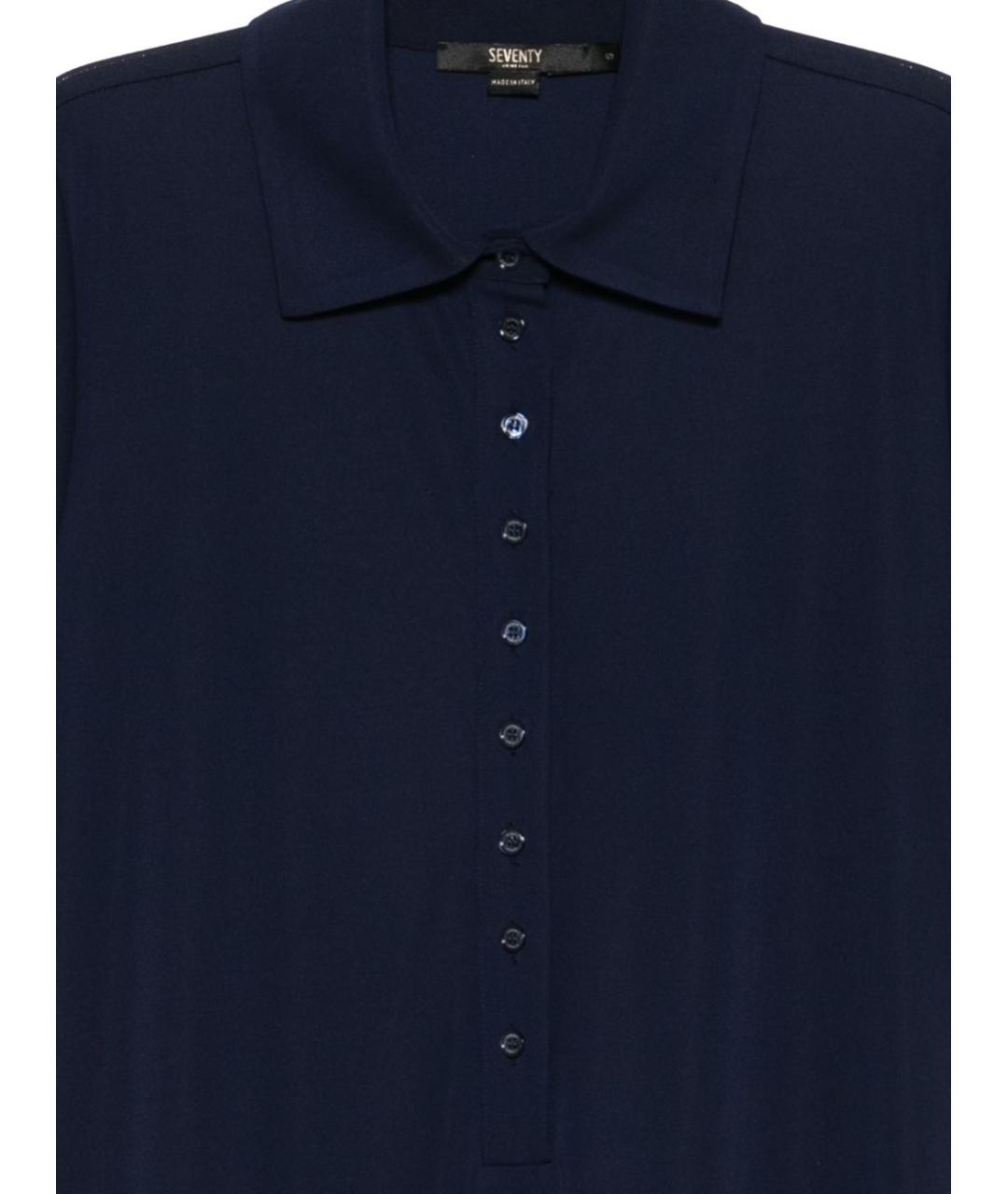 SEVENTY Темно-синее повседневное платье, фото 3