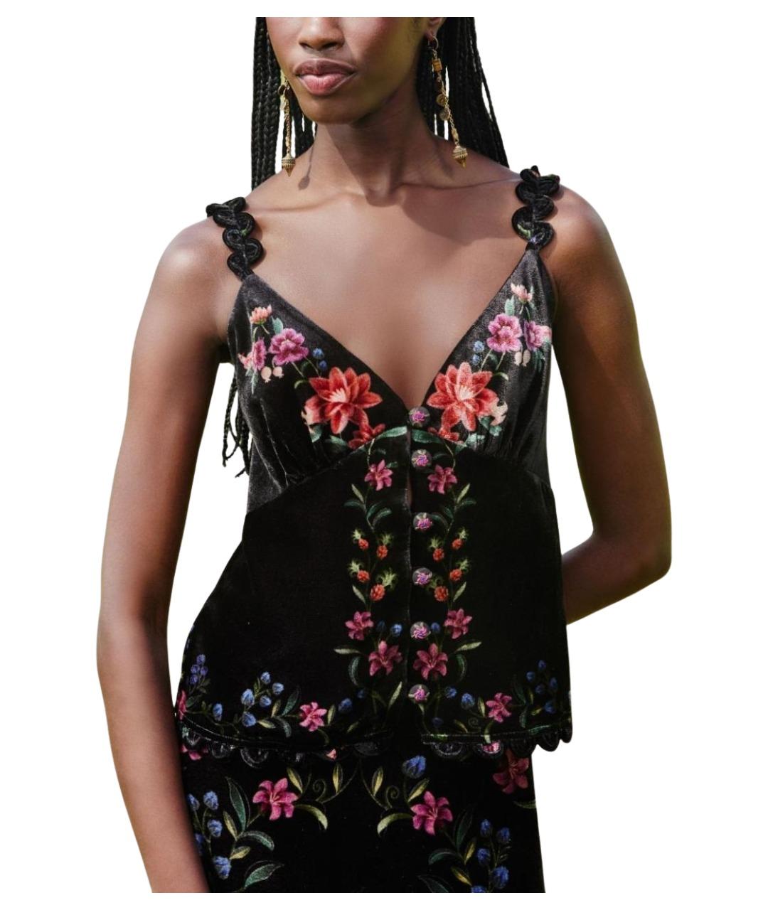 FARM RIO Черная майка, фото 1