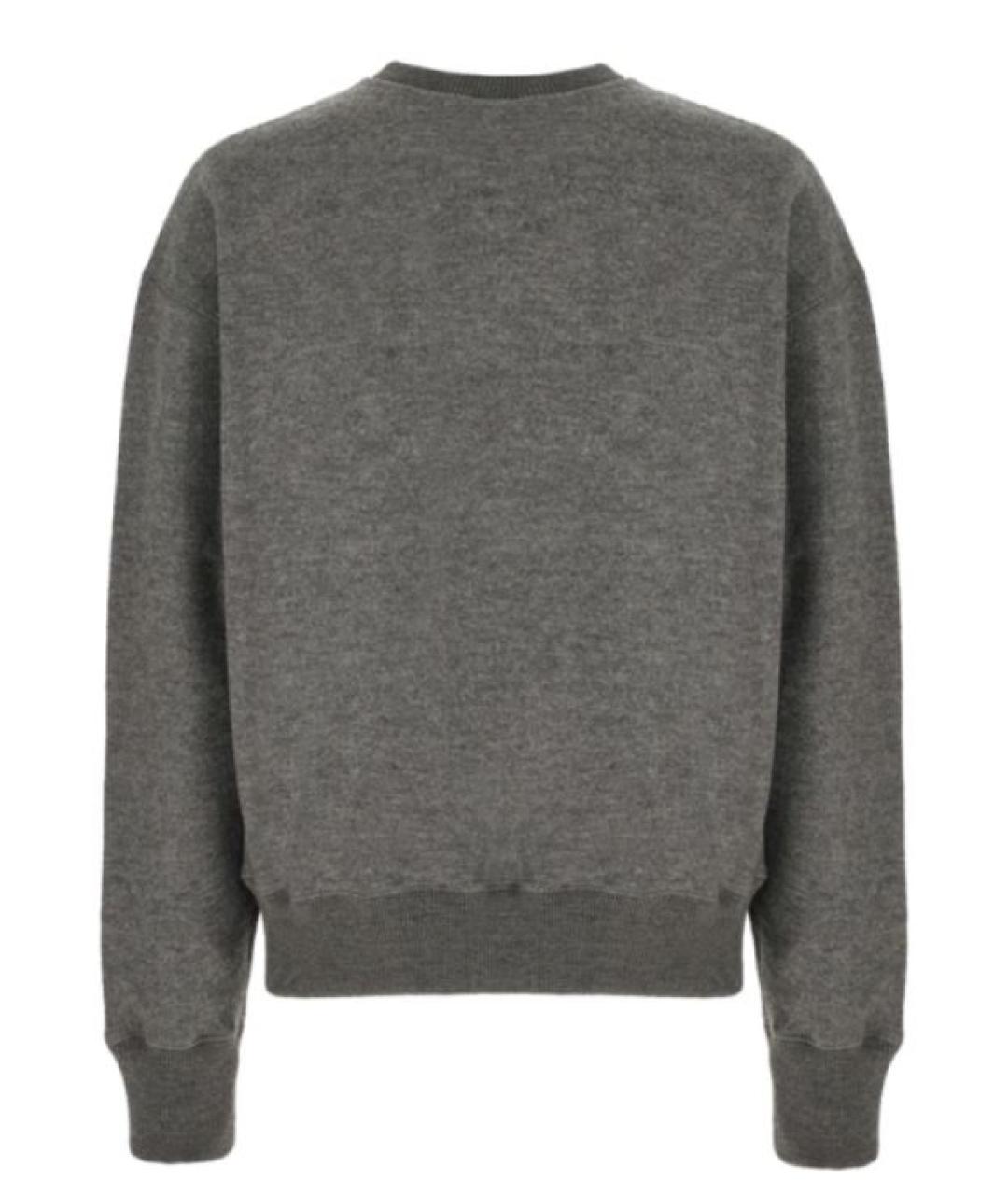 ALEXANDER MCQUEEN Серый шерстяной джемпер / свитер, фото 3