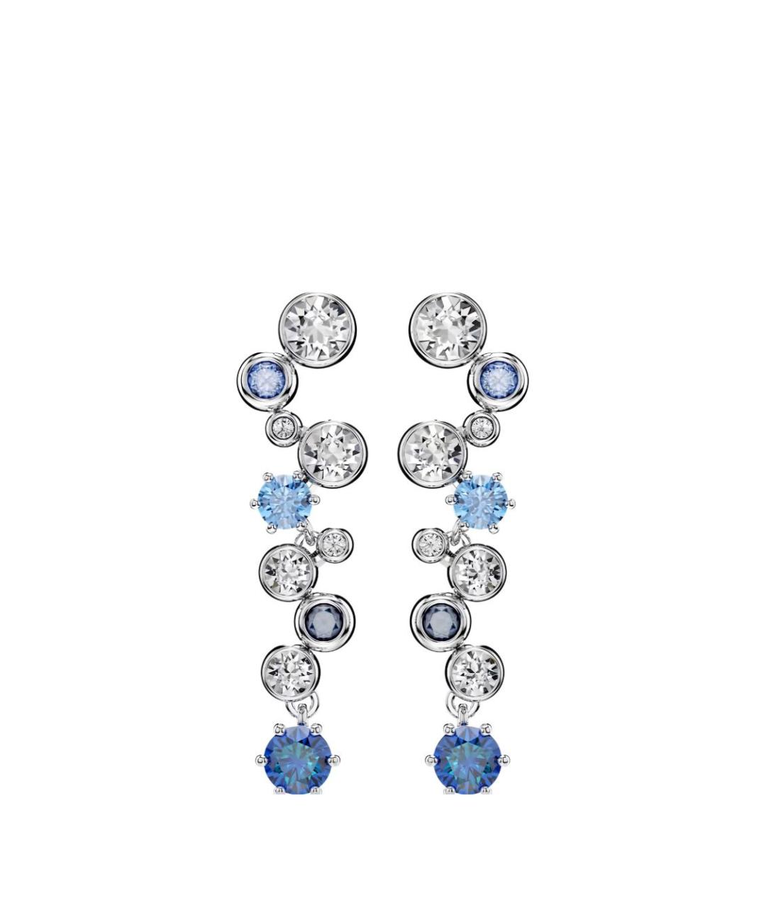 SWAROVSKI Синие серьги, фото 4