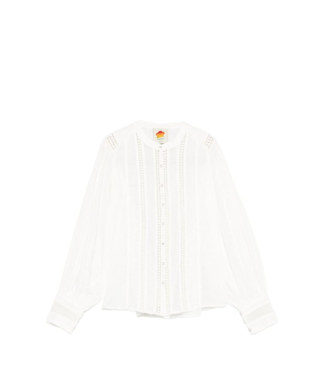 FARM RIO Белая хлопковая рубашка, фото 1
