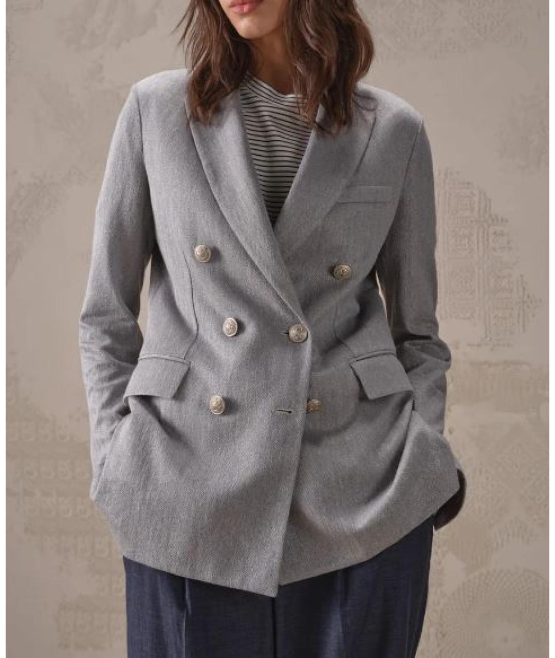 CIRCOLO 1901 Голубой жакет/пиджак, фото 2