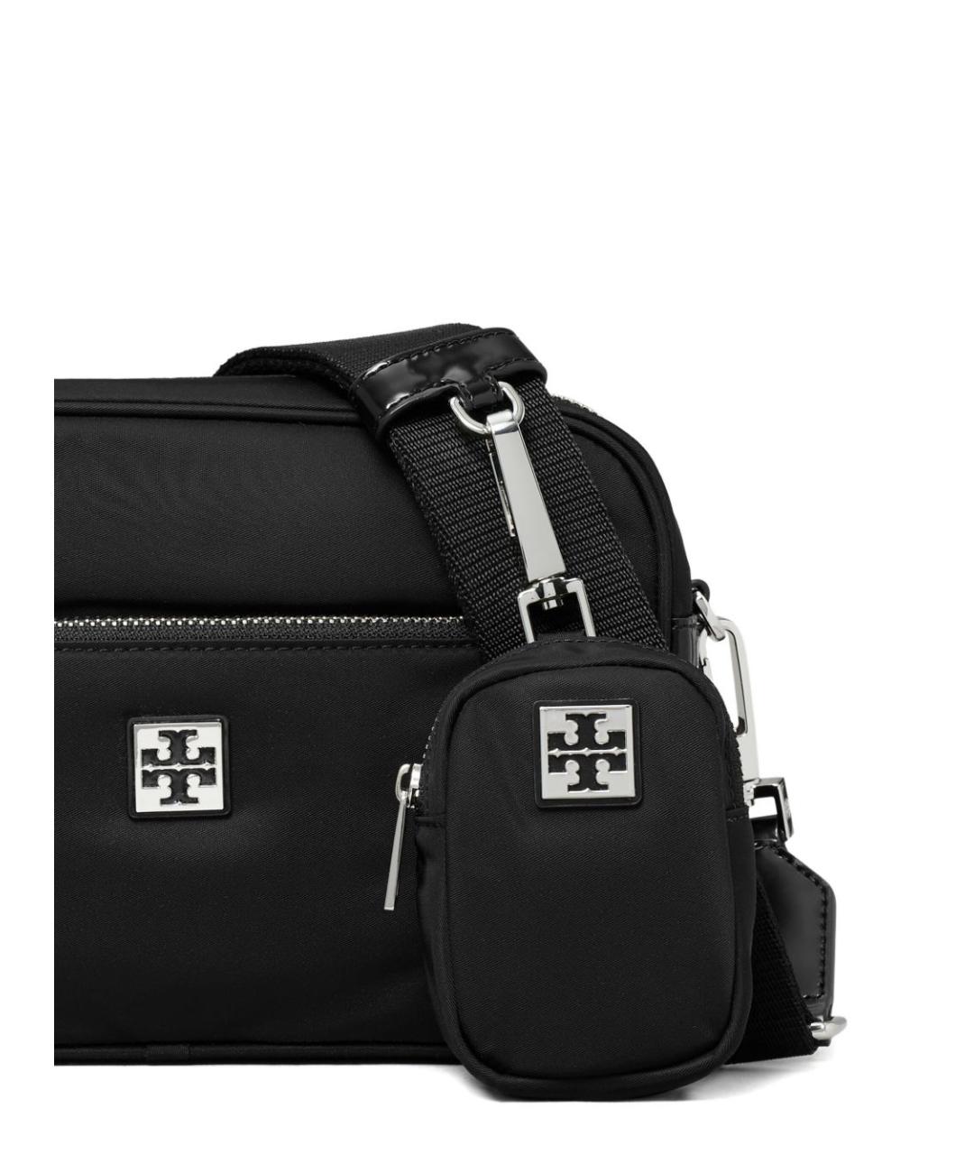 TORY BURCH Черная тканевая сумка через плечо, фото 7