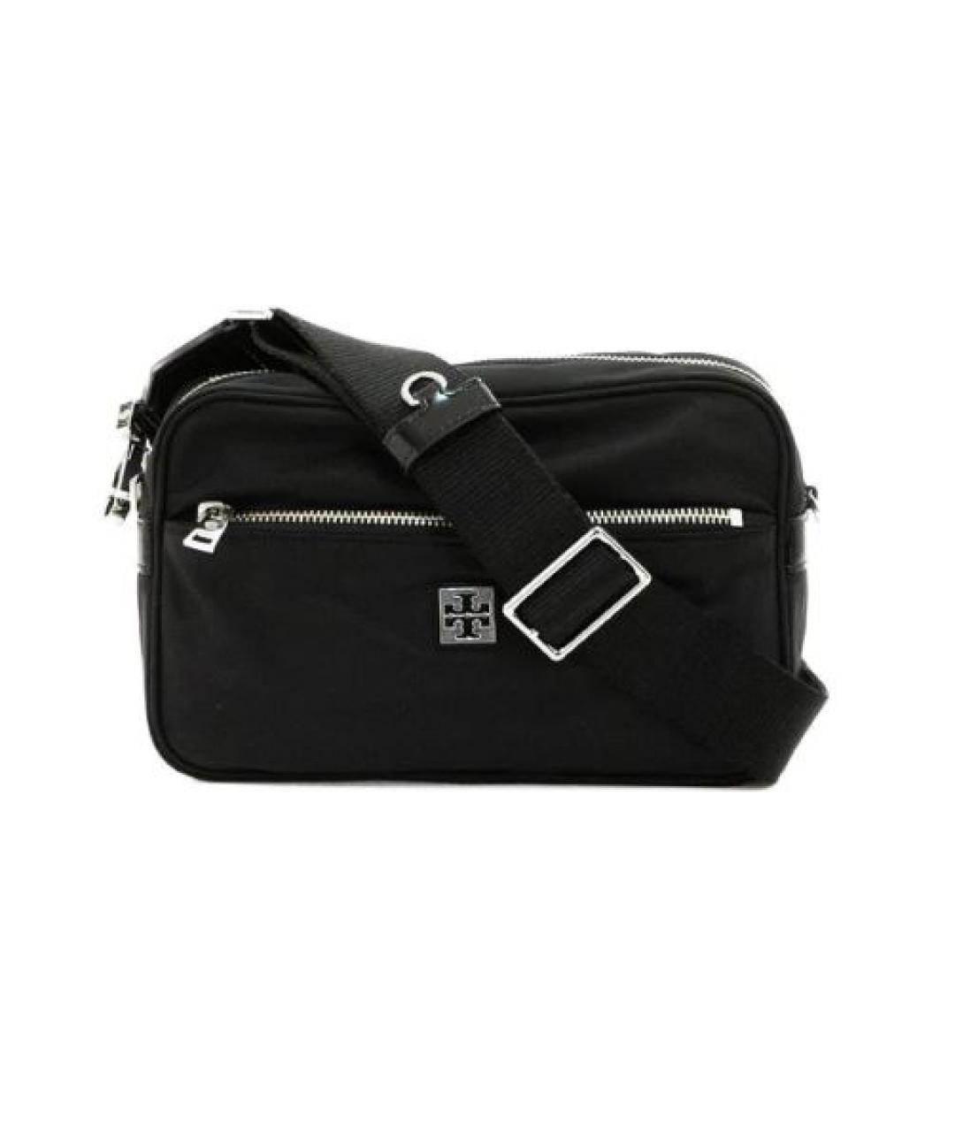 TORY BURCH Черная тканевая сумка через плечо, фото 1