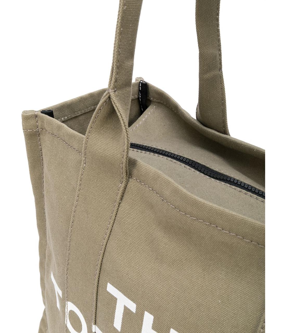 MARC JACOBS Зеленая тканевая сумка тоут, фото 3