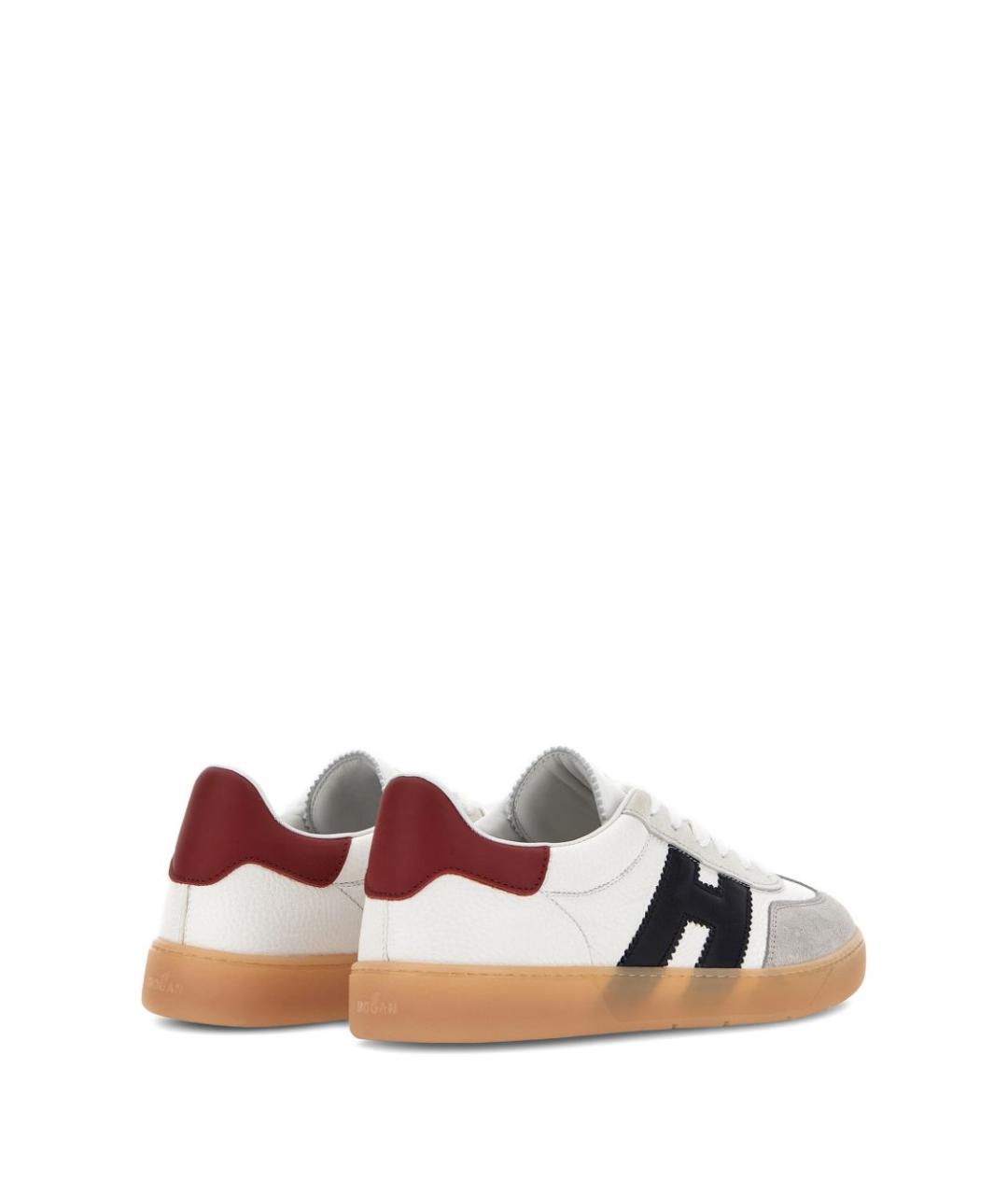 HOGAN Мульти кожаные низкие кроссовки / кеды, фото 2